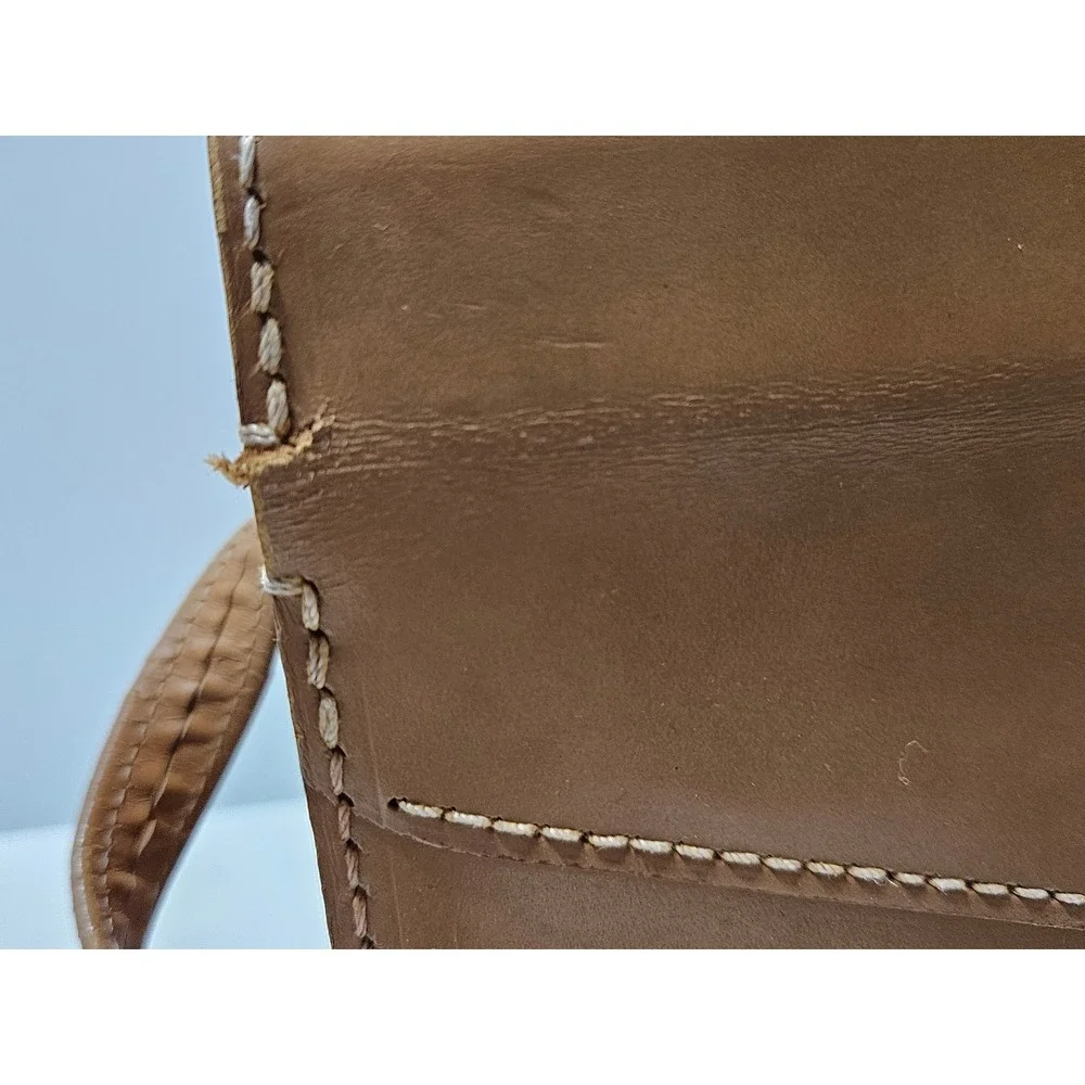 Vintage Hasselblad Leather Camera Case Brown Hard Shell Shoulder Bag